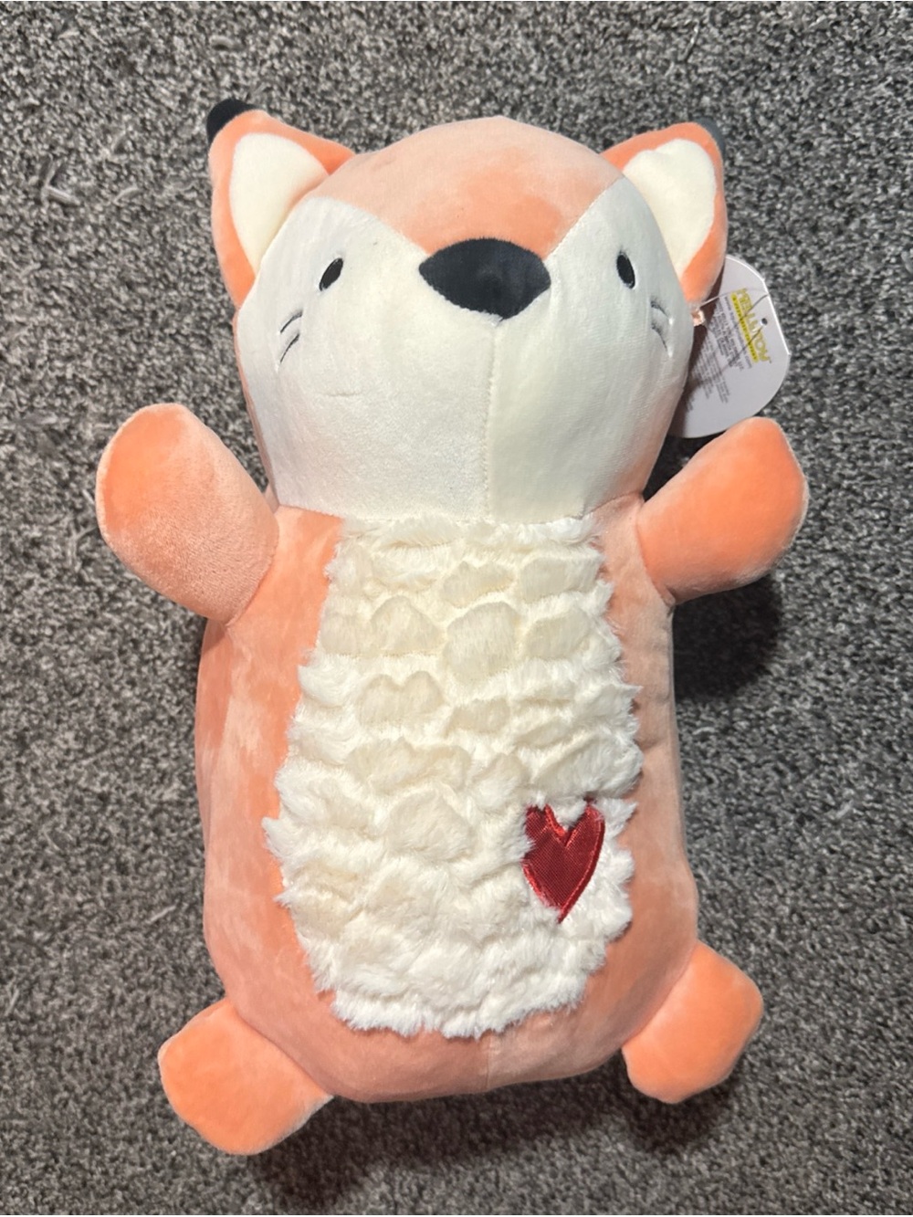 Squishmallow James the Fox Valentine Exclusive 12” Plush Animal Kellytoy New